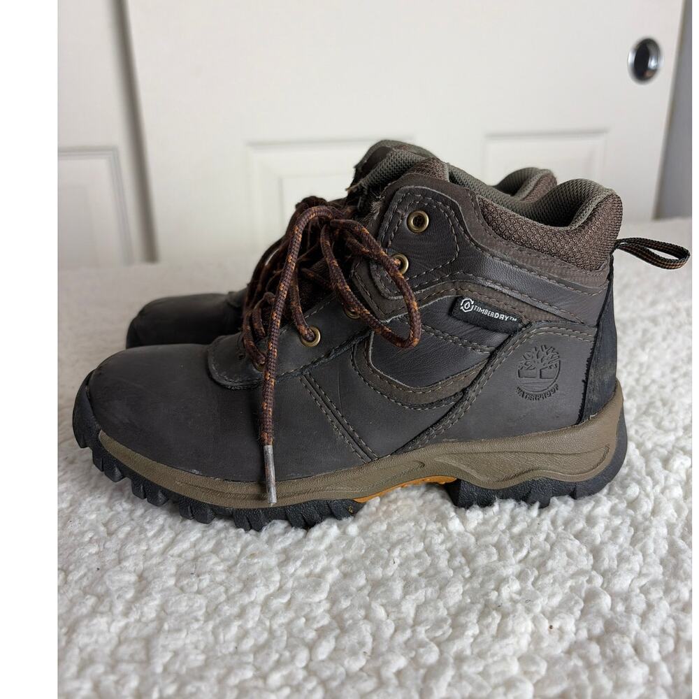 Timberland Boys Waterproof Boots Size 12 MT Maddsen A1613 Hiking Outdoor
